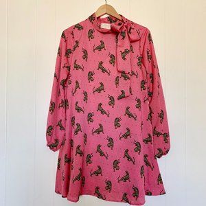 NWT Kaos Jeans Leopard Dress